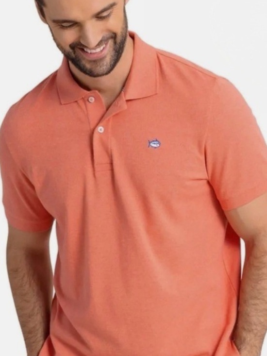 Southern Tide Other - Southern Tide Skipjack Coral Polo Shirt